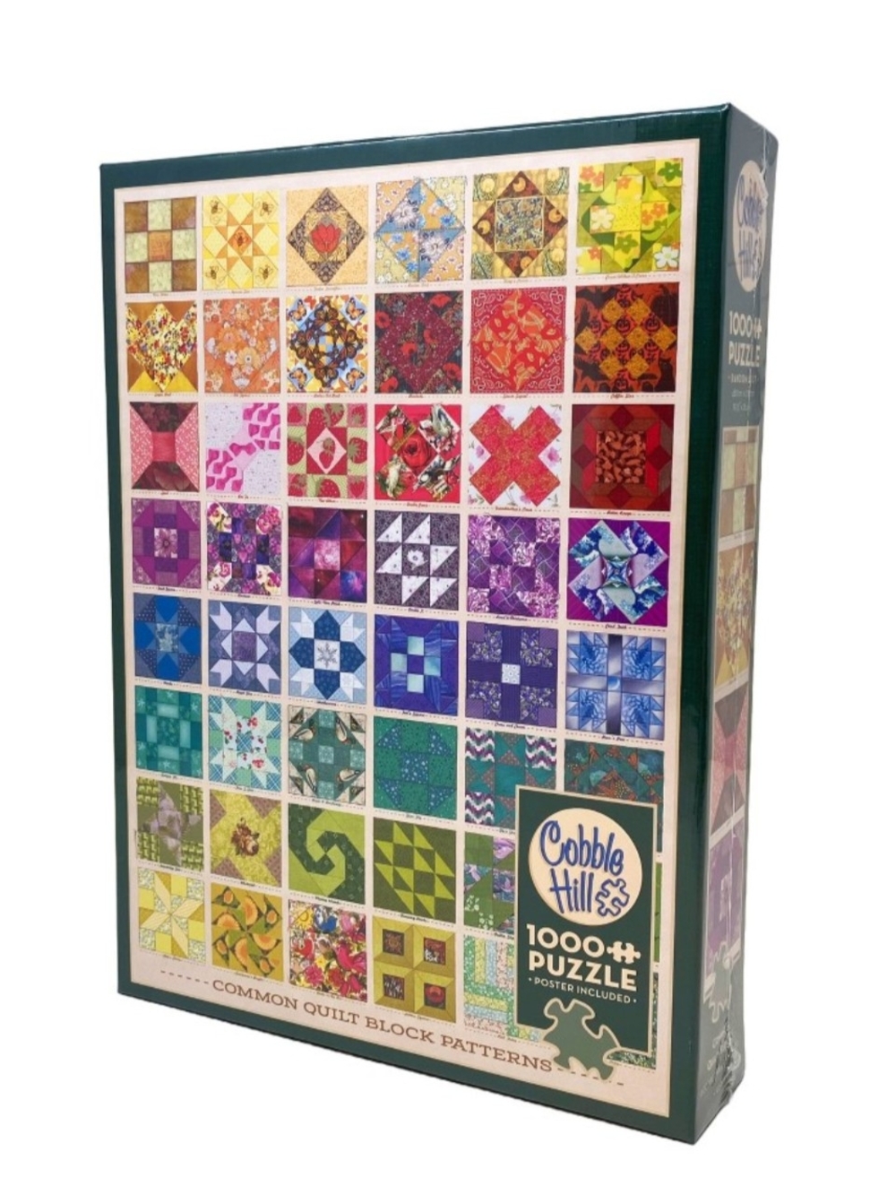 🧩Cobble Hill Jigsaw American Quilt Patterns 1000 Pieces Present High Quality